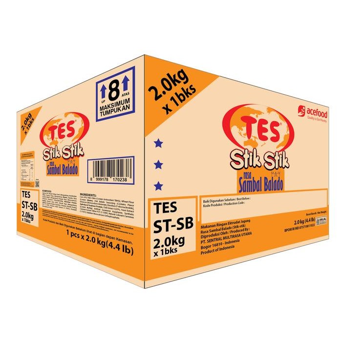 

Sedia TES STIK-STIK 2.0 KG SAMBAL BALADO