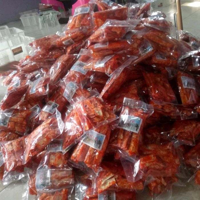 

Sedia keripik balado ante asli Lampung 200g