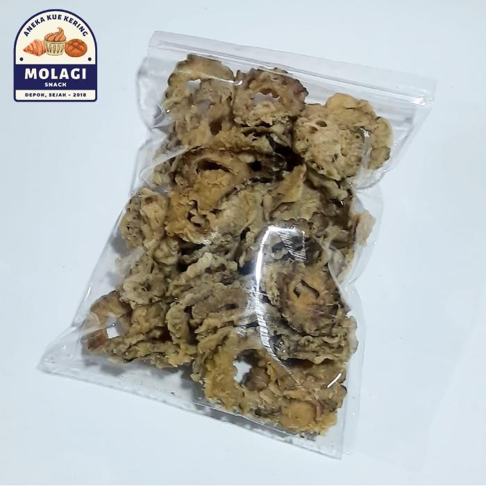 

Sedia Keripik Pare Gurih Renyah 250 Gram / Kripik Pare (Tidak Pahit) - Molagi Snack