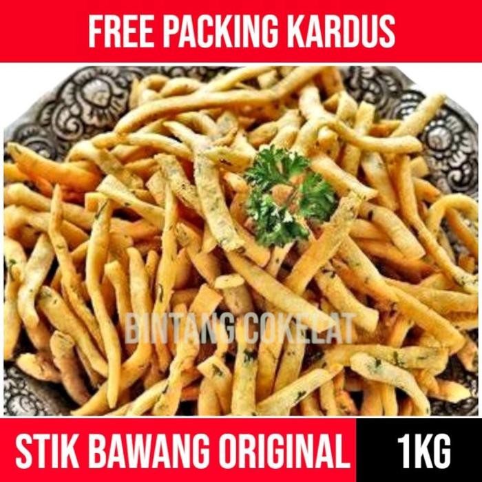 

Sedia Stik bawang enak gurih renyah Snack KILOAN /250g rasa bawang Food Pedas Ce Kering Makanan Asin