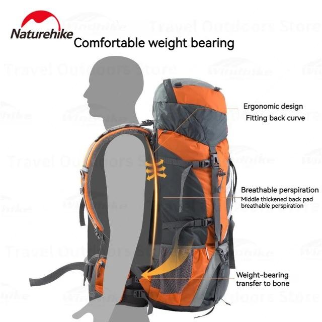 Tas Carrier 70+5 L Naturehike Nh70B070-B