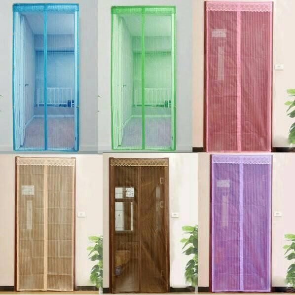 Tirai pintu magnet anti nyamuk murah kelambu kasa nyamuk