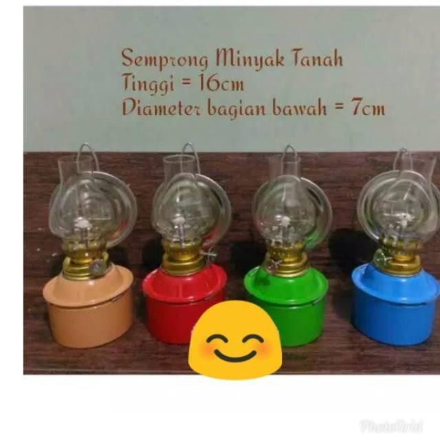 (Allthebest) LAMPU TEPLOK JADUL SEMPRONG KACA CLASIC LAMPU