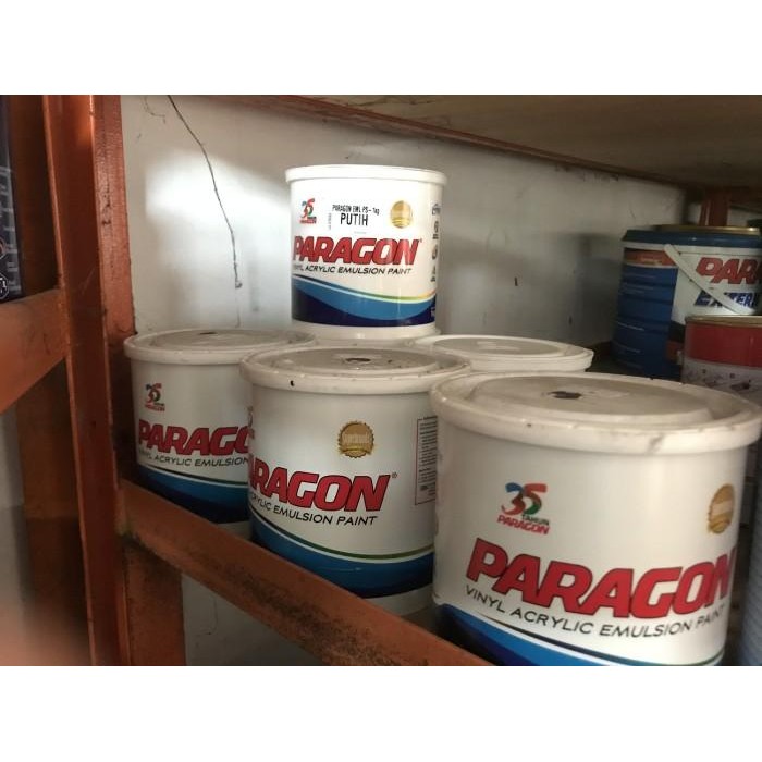 (Allthebest) Cat Paragon Putih/Hitam 1kg / Cat Tembok Interior