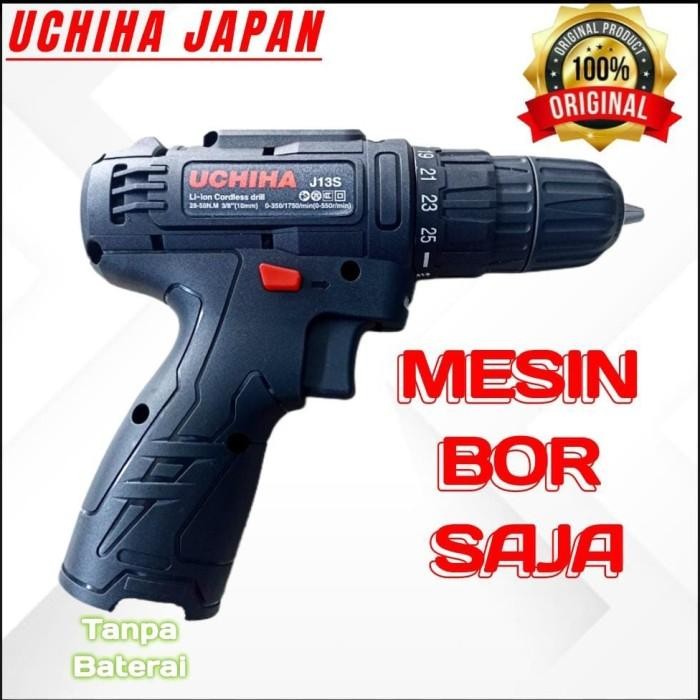 (Allthebest) bor obeng baterai mini cordless screwdriver UCHIHA electric sekrup