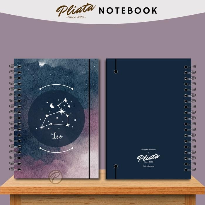 

PLIATA NOTEBOOK SPIRAL - Constellation -Softcover Doft Aesthetic Book