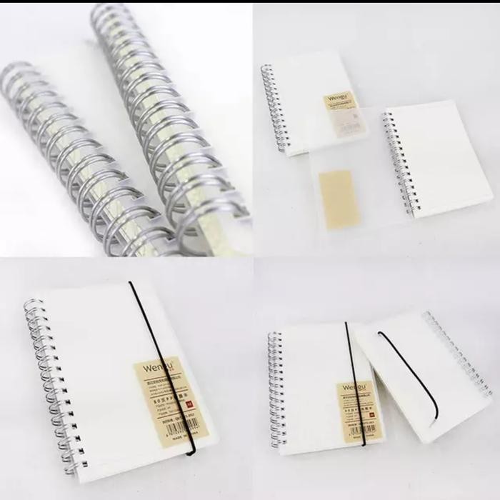 

spiral notebook A5 (grid/line/dot/blank) 80lbr