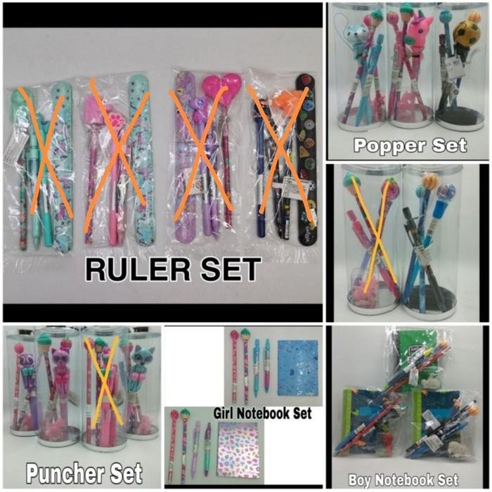 

READY Smiggle Paket Alat Tulis Original / Smiggle Set Stationary of 6