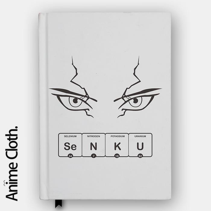 

Notebook Senku Dr Stone Anime Cosplay Buku Tulis Hardcover Custom