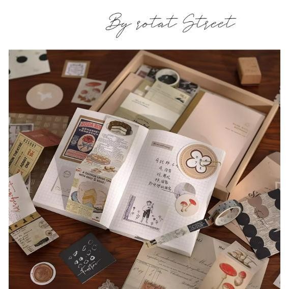 

JOURNAL GIFT SET SCRAPBOOK Lengkap Isi 122 Pcs DAILY EDITION Include Buku + Sticker + Memo + Washi