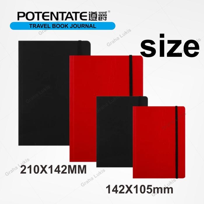 

POTENTATE TRAVEL BOOK / TRAVEL JOURNAL (142X105mm)