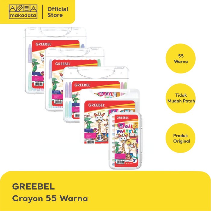 

CRAYON OIL PASTEL GREEBEL 55 WARNA MURAH