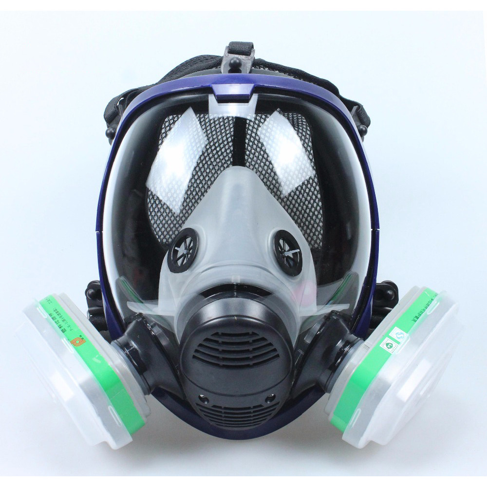 Masker Respirator Gas Mask Full Face N95 2011 Cotton Filter