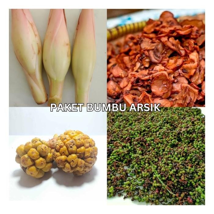 

TERLARIS Paket Lengkap Bumbu Arsik Organik Halal dengan Andaliman, Kecombrang, Asam Cikala, dan Asam