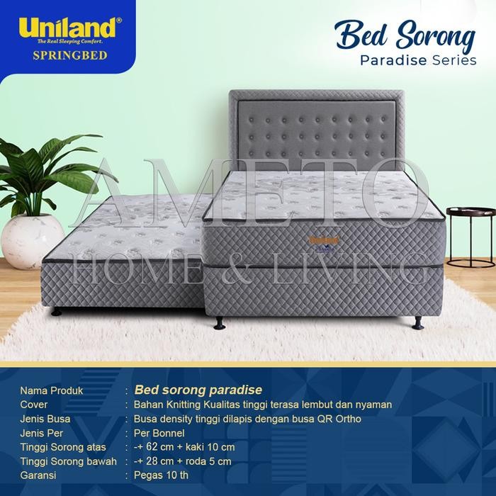 Twin Bed / 2 In 1 Uniland Hasell Spring Bed