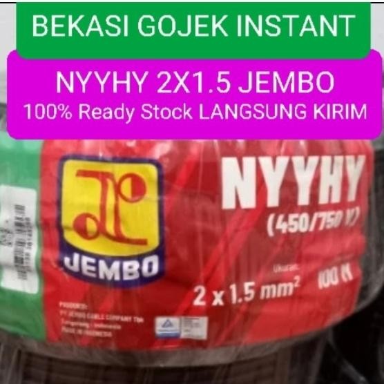KABEL JEMBO NYYHY 2X1.5 50M
