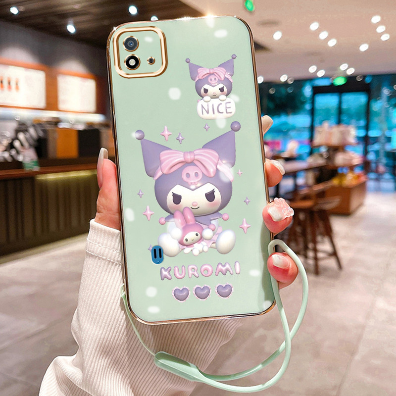 Casing Hp Untuk Realme C20 C20A C11 2021 C11 2020 Case Casing Tangan yang lucu HP Cesing Silikon Sof