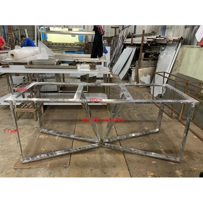 Kaki Meja Stainless