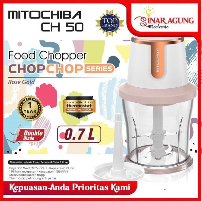 Blender Mitochiba Food Chopper Ch50 Chopchop Series 100% Ori - R Gold