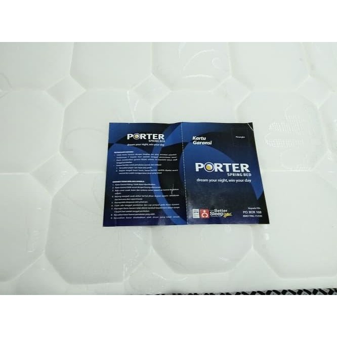 Spring Bed Porter Ortho Tou Latex 180 X 200 Hb Dono Full Set