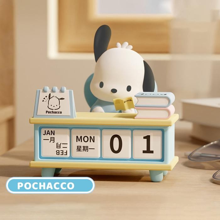 

Mimimoo Kalender Meja Lucu Karakter Sanrio Kuromi Pochacco