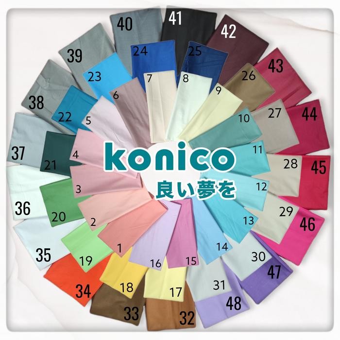 Bahan Katun sprei kain Cvc Motif Polos Meteran Star Esra grow vol2