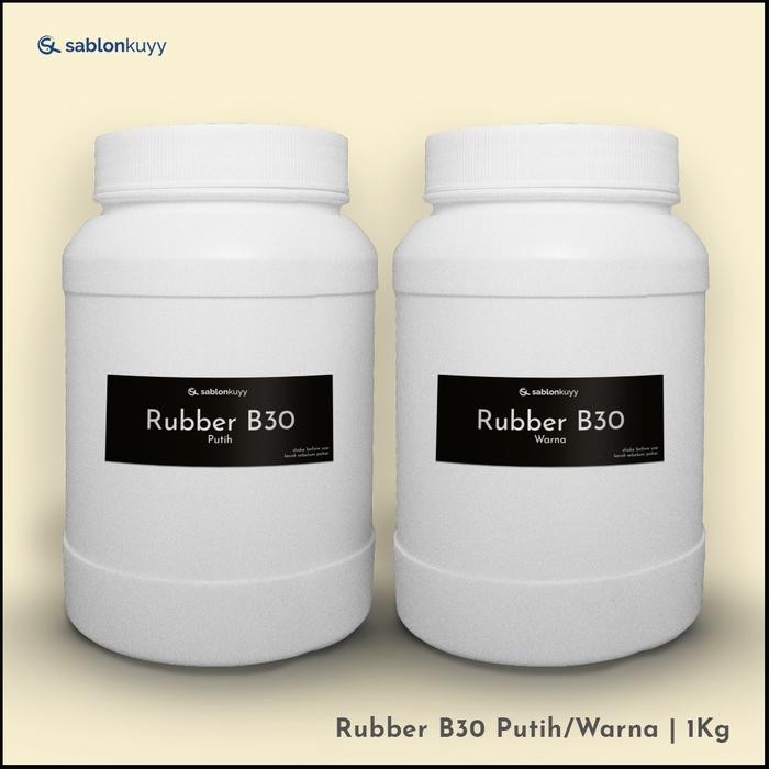 Pasta Tinta Rubber Cat Sablon Kain Putih dan Warna - 1kg