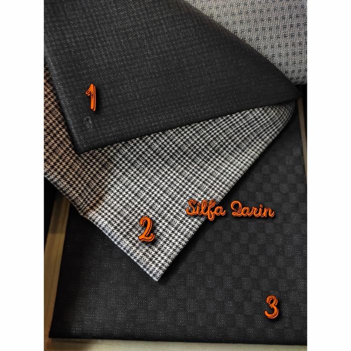 kain Celana/Jas Semi Wool Motif Quality