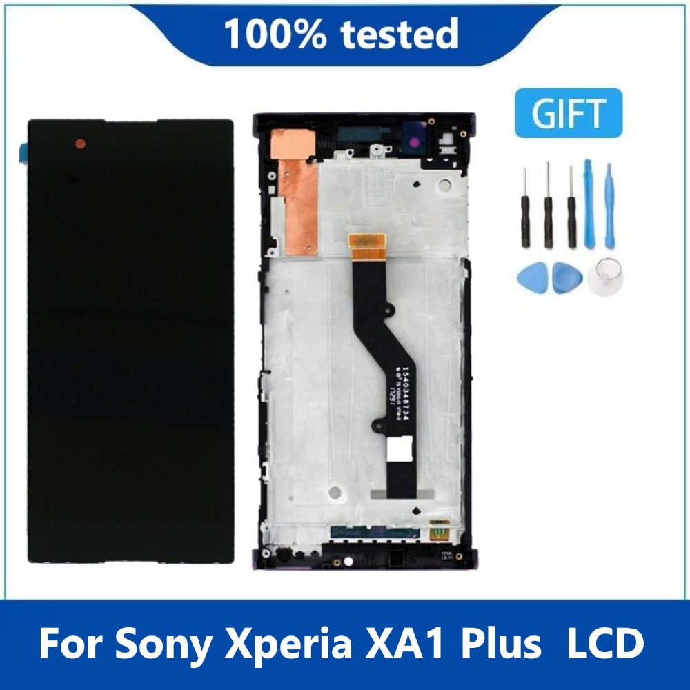 For Sony Xperia XA1 Plus G3416 G3412 G3421 G3423 LCD Display Digitizer Touch Screen Assembly Replace