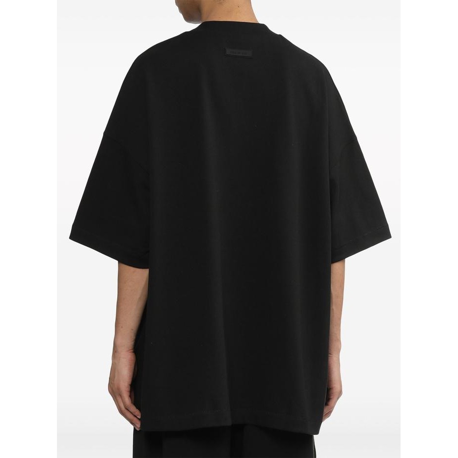 FOG Essentials Curved Logo Crewneck Tee Black