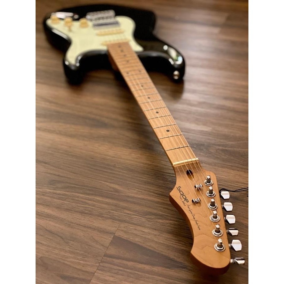 Sqoe Sest600 Hss Roasted Maple Series In Black