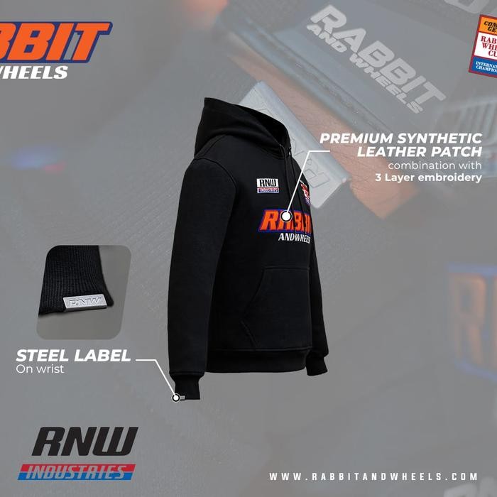 HYPEHOOD Premium Hoodie RABBIT AND WHEELS