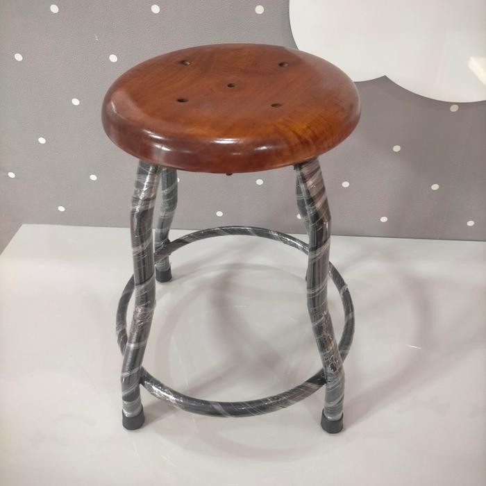 Kursi Bakso Besi T40Cm (Kaki Bengkok) Gratisongkir