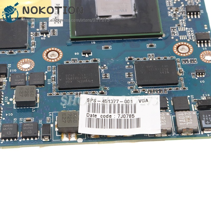NOKOTION 451377-001 LS-333AP for HP 8710P 8710W Laptop MXM VGA Video Card Graphics FX 1600M FX1600