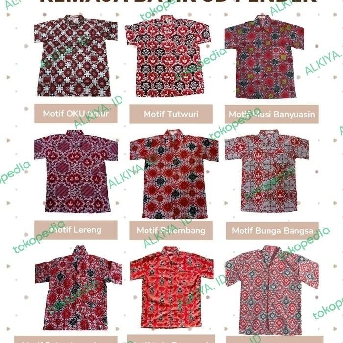 (Expert) Seragam Sekolah Kemeja Batik SD Pendek