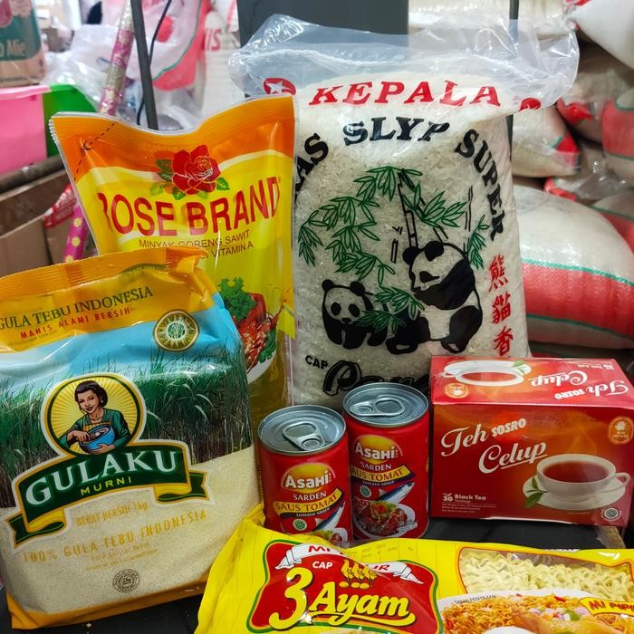 

Paket Sembako Beras Minyak Gula