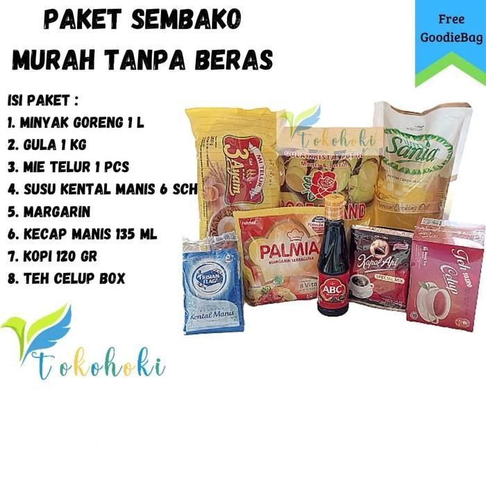 

PAKET SEMBAKO MURAH TANPA BERAS