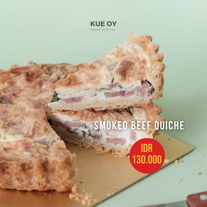 

Quiche Smooked Beef / Pie / Hampers / Kue Ulangtahun