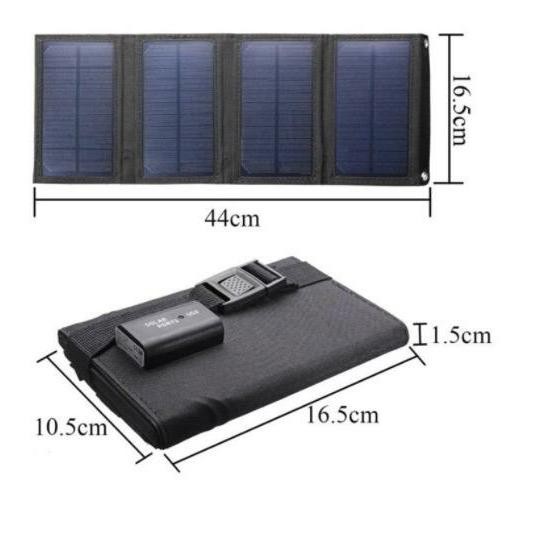 Solar Panel Lipat Tenaga Surya 10 Watt