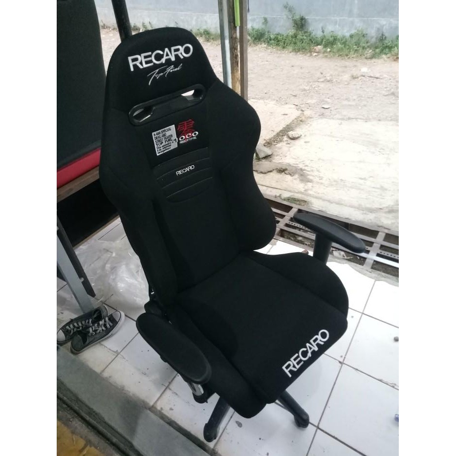 (Expert) Khusus Link Gosend JABODETABEK. Kursi Gaming Recaro FULL HITAM