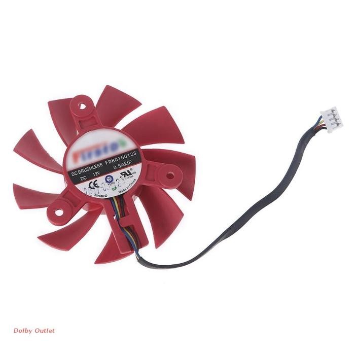 75mm FD8015U12S 4Pin VGA Fan Graphics Card Cooling Fan for a