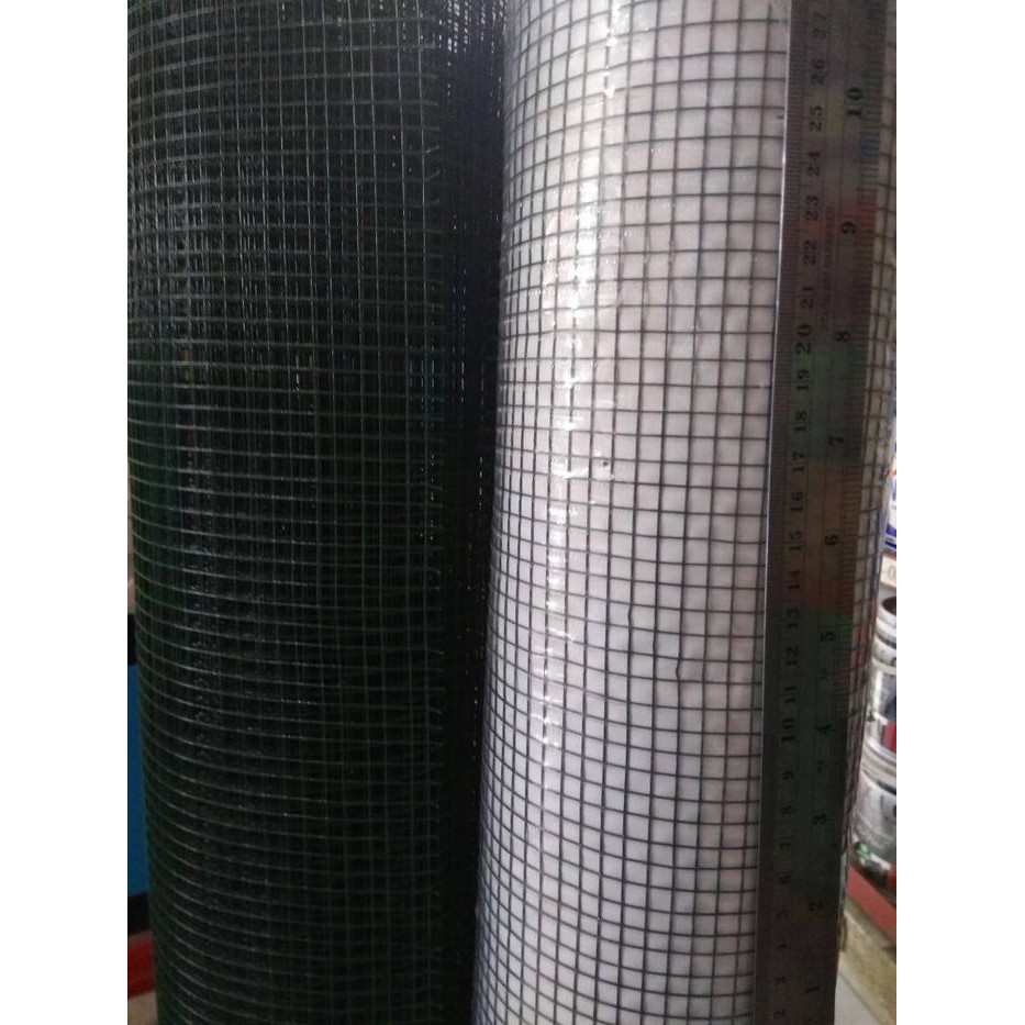 PROMO KAWAT LOKET HIJAU / RAM PVC ANTI KARAT 1/4INCH X 90CM (HARGA PER ROL) TERMURAH