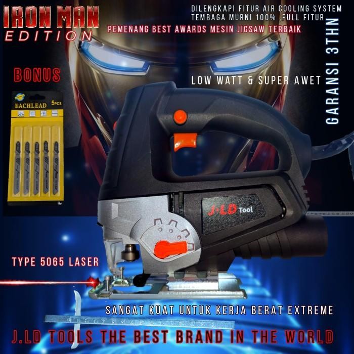 Expert Mesin listrik kayu JIGSAW triplek besi uchiha TYPE heavy duty