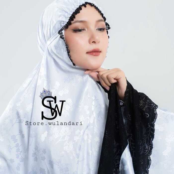 .wulandari mukena silk 2in1 HUMAIRA mukena jumbo mukena mewah mukena resleting mukena terbaru mukena