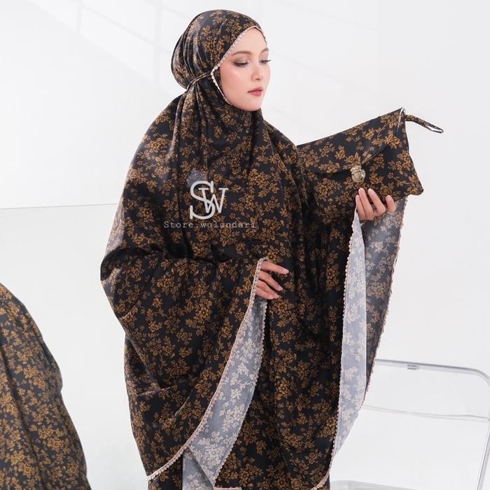 .wulandari-mukena dewasa 2in1 SAHARA mukena travel mukena katun foil mukena katun voli mukena motif