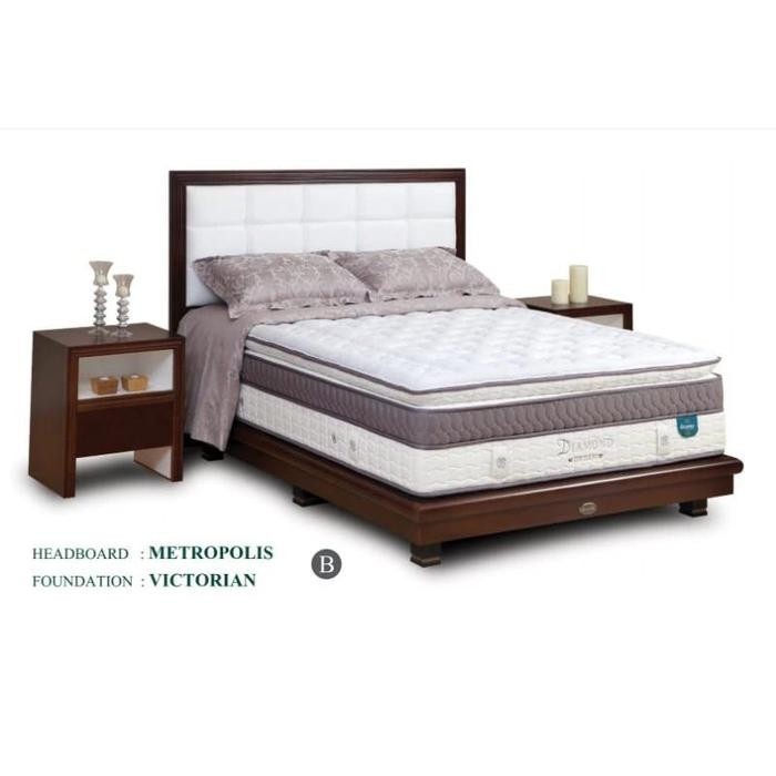 Spring Bed Diamond Dream Pring Bed Preum Spring Bed Guhdo Diamond Dream Uk 160 X 200 Cm Kasur Guhdo