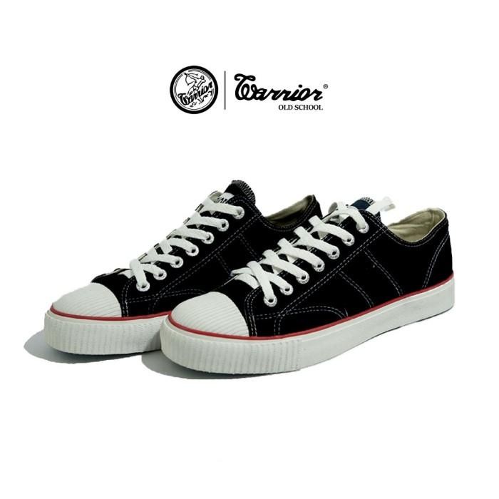 ASLI Sepatu Warrior Classic Low Cut Sneakers Sekolah Kanvas ginal READY STOCK