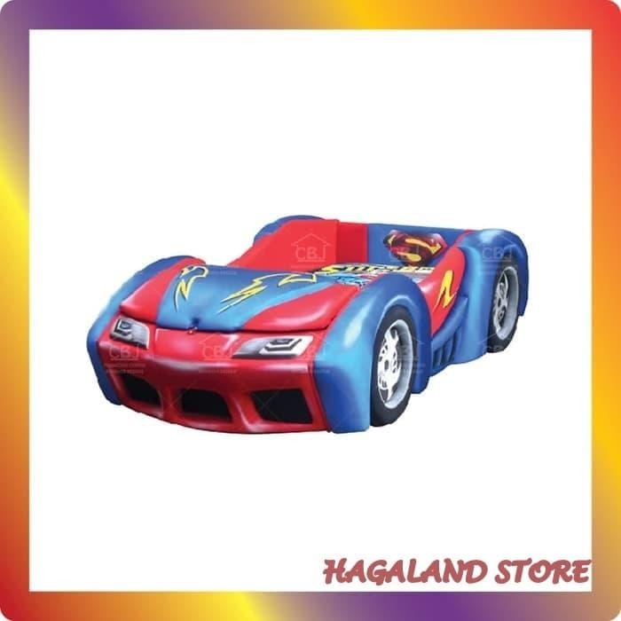 Bigland Kasur Bed Car Superman Sport - Ckd 26 Kasur Anak
