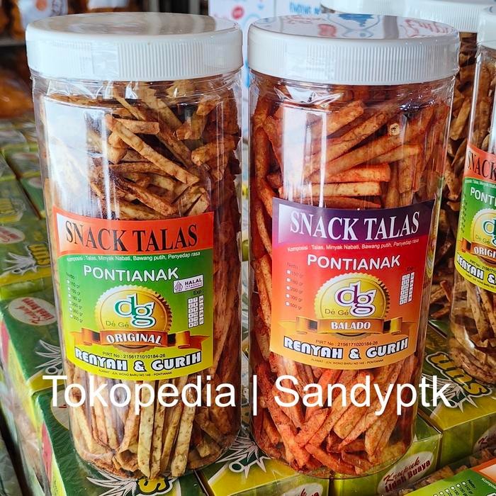 

Snack Stick Talas Keladi dg DeGe Susun Toples Khas Pontianak