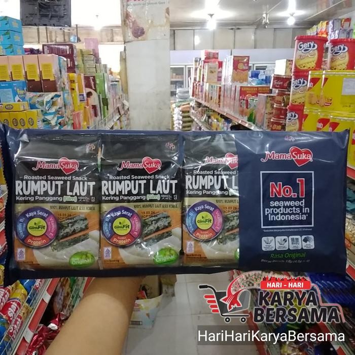 

MAMA SUKA RUMPUT LAUT PANGGANG NORI ISI 4'S X 4.5GR